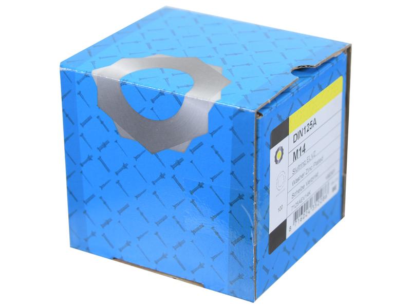 Sparex Metric Flat Washer, ID: 14mm, OD: 28mm, Thickness: 2.5mm (DIN or Standard No. DIN 125) | S.174655 - Product Image 2