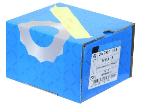 Sparex Metric Countersunk Hexagon Socket Screw, M6x16mm (DIN 7991) | S.174675 - Product Image 2