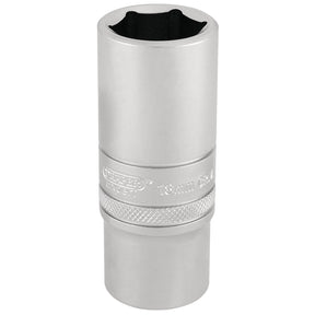 Draper Hi-Torq® 6 Point Deep Socket, 3/8" Sq. Dr., 18mm - DT-MM/MS - Farming Parts