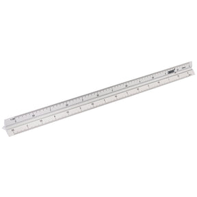 Draper Aluminium Triangle Scale Rule, 300mm - TR300/B - Farming Parts