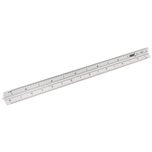 Draper Aluminium Triangle Scale Rule, 300mm - TR300/B - Farming Parts