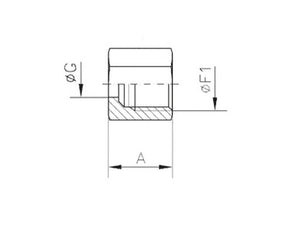 Sparex Cutting Ring Nut 10S | S.177767 - Product Image 4