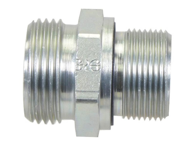 Sparex Metric Stud Coupling M22 x 1.50 Male with Rubber Seal x 12S Male | S.177814 - Product Image 2