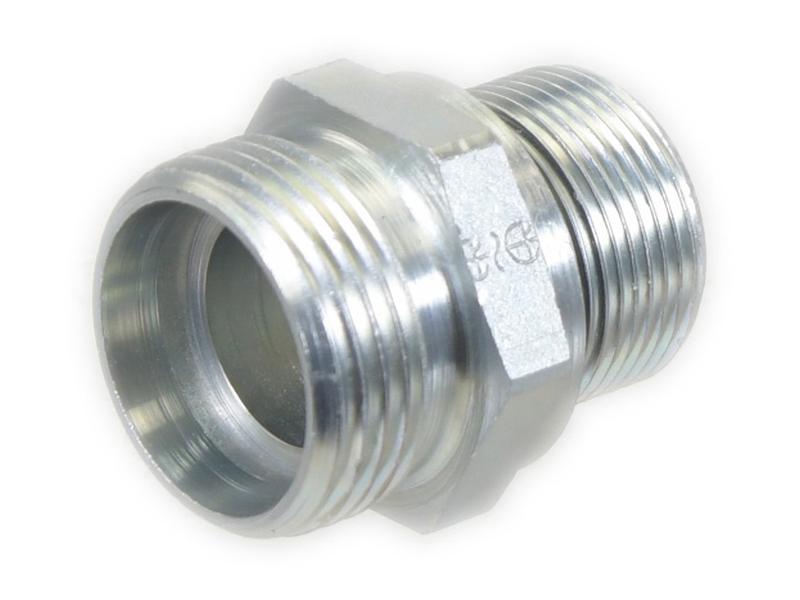 Sparex Metric Stud Coupling M22 x 1.50 Male with Rubber Seal x 16S Male | S.177816 - Product Image 1