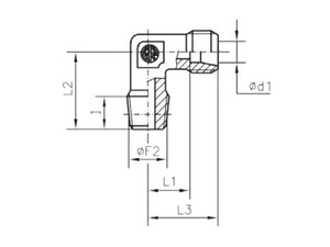 Sparex BSPT Stud Elbow 3/8'' BSPT Male x 12L Male | S.177982 - Product Image 4