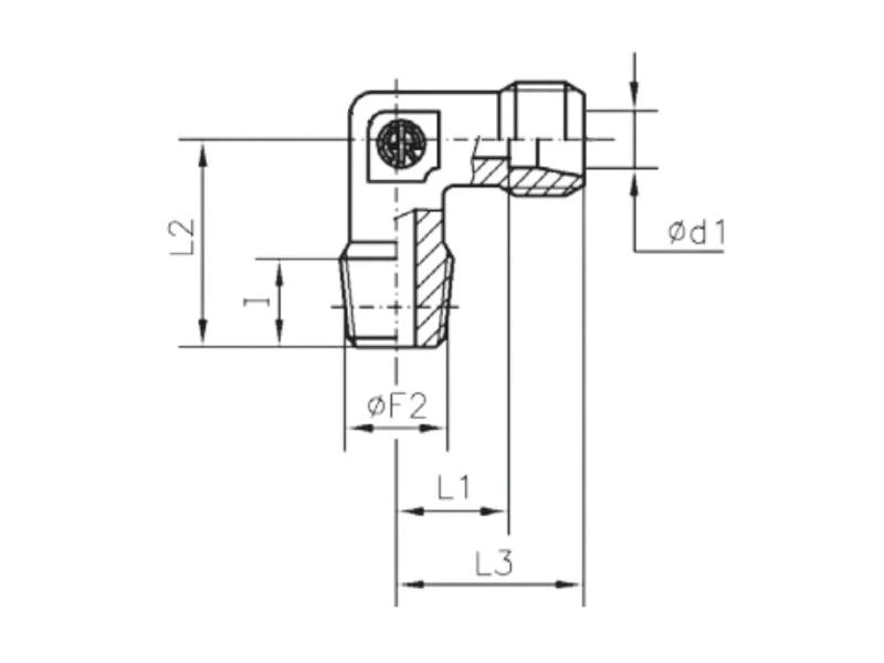 Sparex BSPT Stud Elbow 1/2'' BSPT Male x 18L Male | S.177984 - Product Image 4