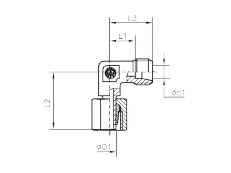 Sparex Metric Elbow 6L Female x 6L Male | S.177999 - Product Image 4