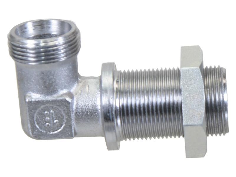 Sparex Metric 90° Bulkhead Coupling 15L Male | S.178033 - Product Image 2