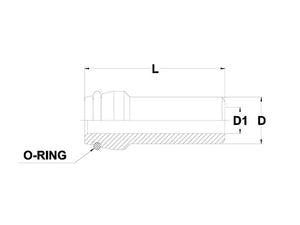 Sparex Metric Weld on Coupling 12L/S | S.178113 - Product Image 4