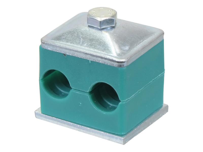 Sparex 10mm Double Tube Clamp Type 1 | S.178203 - Product Image 1
