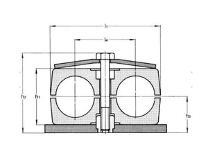 Sparex 15mm Double Tube Clamp Type 2 | S.178206 - Product Image 3