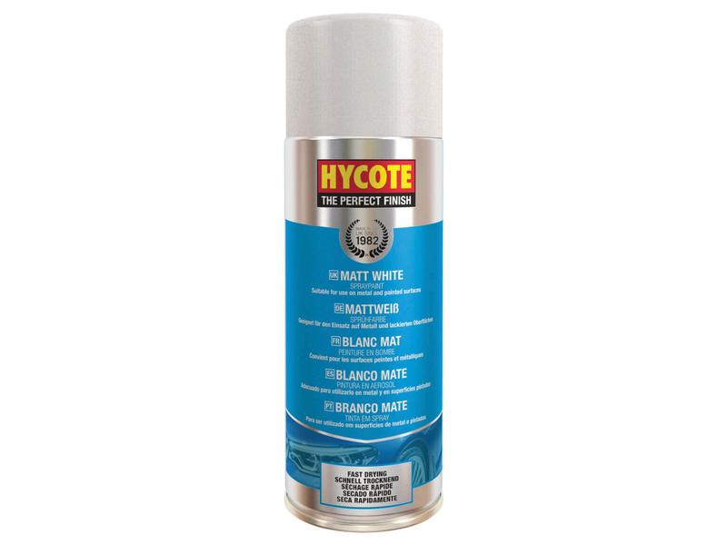 Sparex Hycote Matt White Paint 400ml | S.178365 - Product Image 1