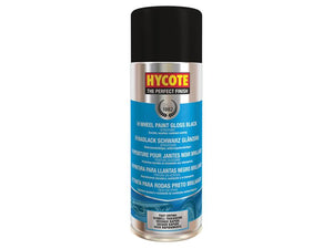 Sparex Hycote Gloss Black Wheel Paint 400ml | S.178373 - Product Image 1