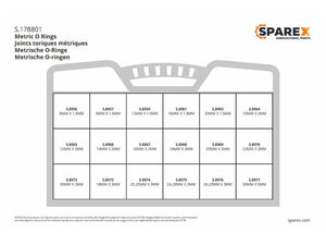Sparex Handipak 390 pcs. Metric O Ring Assortment | S.178801 - Product Image 3