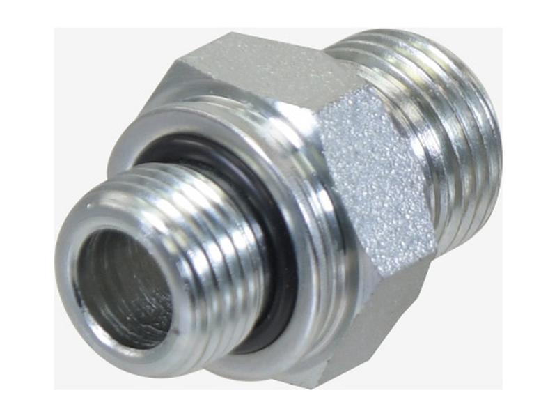 Sparex Hydraulic Adaptor 1/2'' BSP Male x M22 x 1.50 Metric Male Flat Face with O-Ring | S.178910 - Product Image 2
