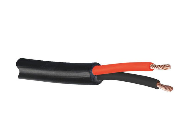 Sparex Electrical Cable - 2 Core, 2.5mm² Cable, Black (Length: 1M), (Reel) | S.180222 - Product Image 1