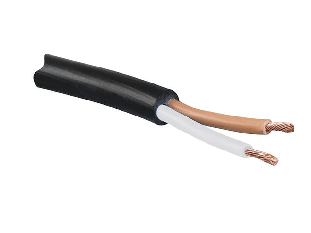 Sparex Electrical Cable - 2 Core, 1.5mm² Cable, Black (Length: 1M), (Reel) | S.180226 - Product Image 1