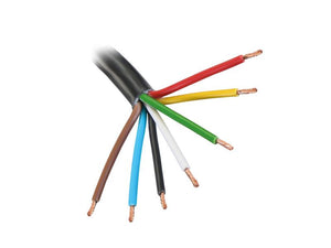 Sparex Electrical Cable - 7 Core, 1mm² Cable, Black (Length: 1M), (Reel) | S.180228 - Product Image 1
