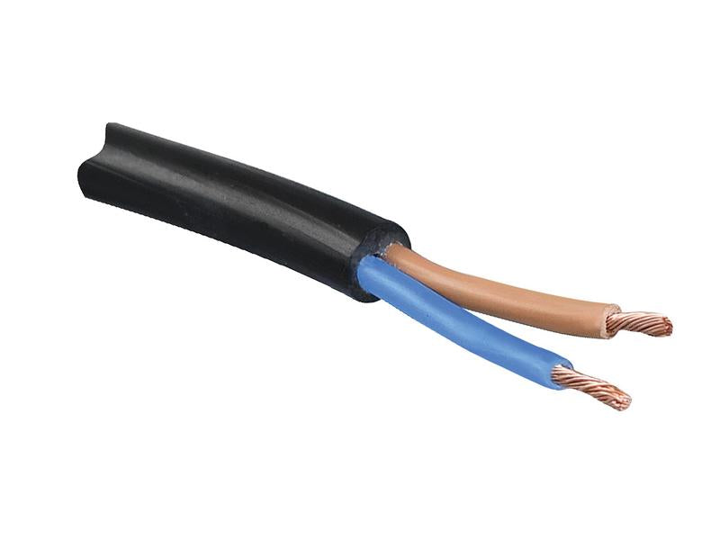 Sparex Electrical Cable - 2 Core, 1.5mm² Cable, Black (Length: 1M), (Reel) | S.180231 - Product Image 1