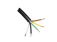 Sparex Electrical Cable - 5 Core, 1mm² Cable, Black (Length: 1M), (Reel) | S.180232 - Product Image 1