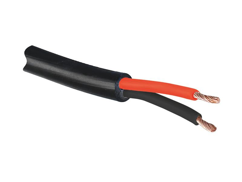Sparex Electrical Cable - 2 Core, 4mm² Cable, Black (Length: 1M), (Reel) | S.180252 - Product Image 1