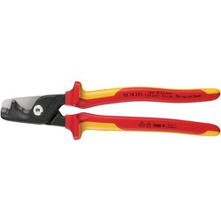 Knipex 95 18 225 Stepcut® Xl Vde Insulated Cable Shears, 225Mm | 95 18 225