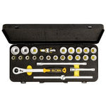 Elora Limited Edition Metric Socket Set, 1/2" Sq. Dr. (25 Piece) | 770-Oklmu 100Yr