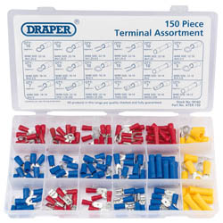 Draper Insulated Terminal Assortment (150 Piece) - ATER-150 - Farming Parts