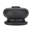 A well-used black rubber grommet with a cylindrical shape and central hole, ideal for various tractor parts in Pre-100 Series models, the Massey Ferguson Boot Slave Cylinder (Model 183462M1) from AGCO.