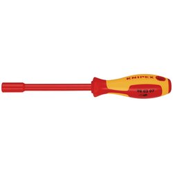 Knipex 98 03 07 Vde Insulated Nut Driver, 7.0 X 125Mm | 98 03 07