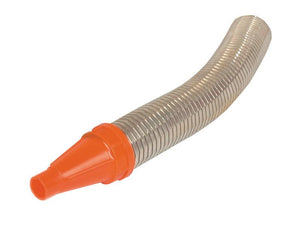 A Flexible Spout 300mm with an orange plastic nozzle, manufactured by Sparex, part number S.19202.