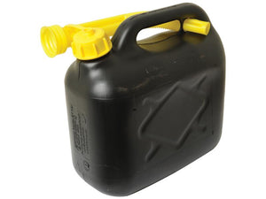 Plastic Jerry Can Black 5 Litre Durable Diesel Fuel Storage | S.19323