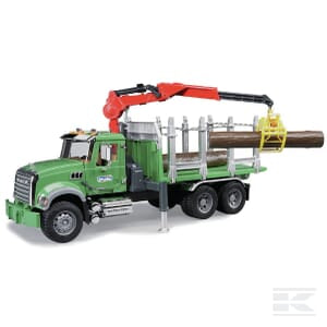 MACK Granite Log Transport Lorry – 1:16 Scale Timber Truck Model | U02824