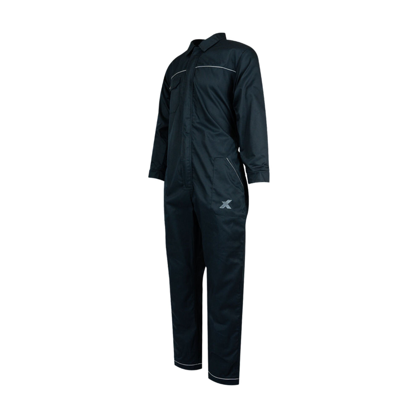 Xpert Core  Zip-Front Coverall Navy - Farming Parts