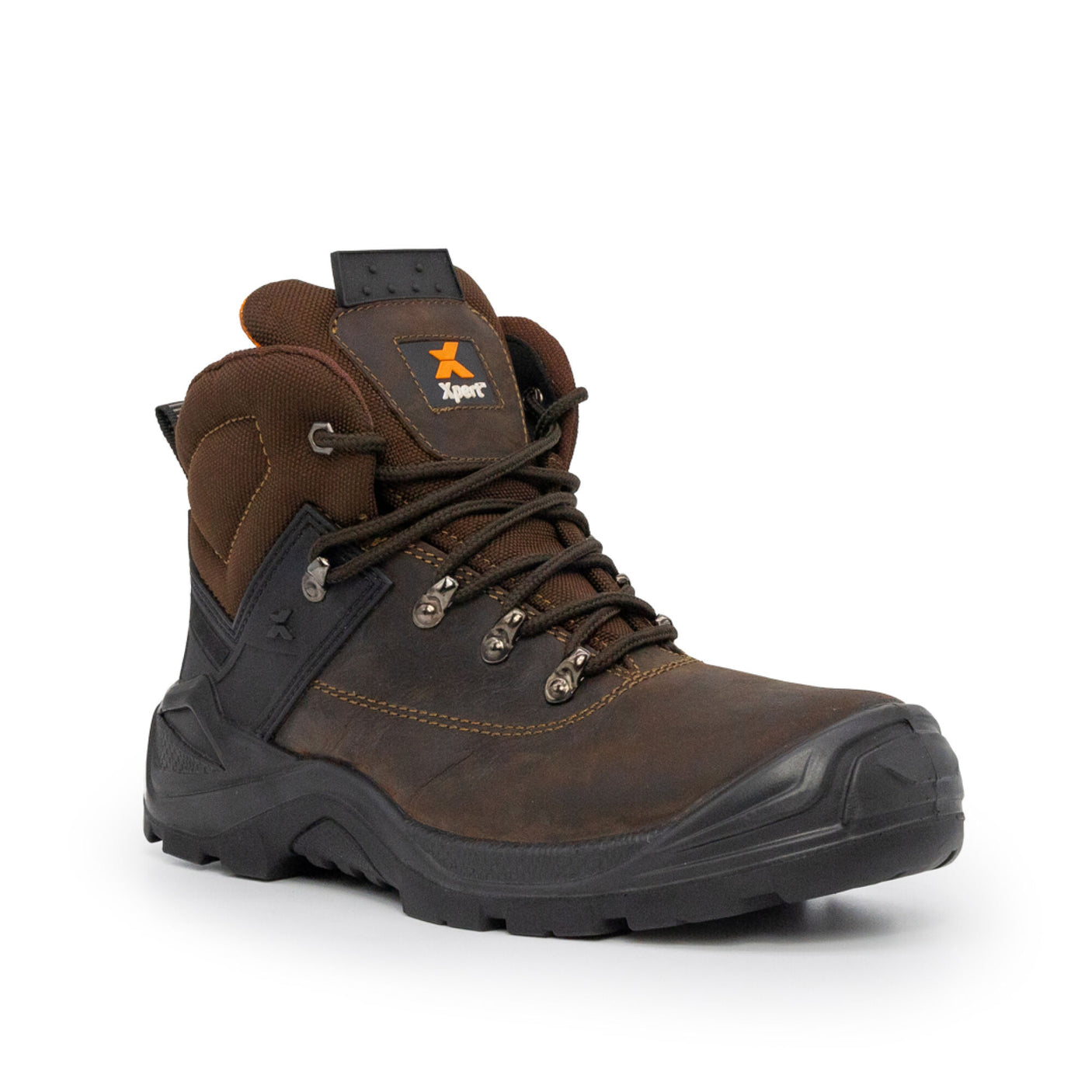 Xpert Warrior S3 Safety Laced Boot Brown - Farming Parts