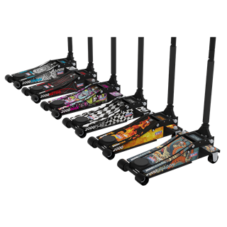 Sealey | Low Entry Custom Design Trolley Jack with Rocket Lift 2 Tonne - Black - 2000CB