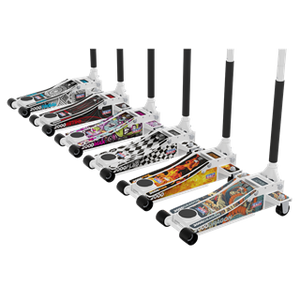 Sealey | Low Entry Custom Design Trolley Jack with Rocket Lift 2 Tonne - White - 2000CW