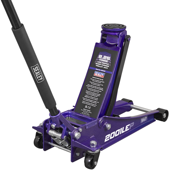 Sealey | Low Profile Trolley Jack with Rocket Lift 2.25 Tonne - Purple - 2001LEP