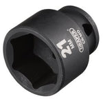 Draper Hi-Torq® Metric Impact Socket, 3/8" Sq. Dr., 21Mm | 409-Mm