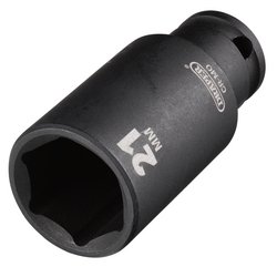 Draper Hi-Torq® Metric Deep Impact Socket, 3/8" Sq. Dr., 21Mm | 409D-Mm