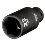 Draper Hi-Torq® Metric Deep Impact Socket, 3/8" Sq. Dr., 22Mm | 409D-Mm