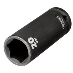 Draper Hi-Torq® Deep Impact Socket, 1/2" Sq. Dr., 20Mm | 410D-Mm