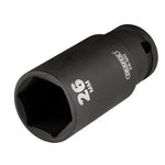 Draper Hi-Torq® Metric Deep Impact Socket, 3/8" Sq. Dr., 26Mm | 410D-Mm