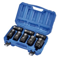 Draper Hi-Torq® Metric Deep Impact Socket Set, 3/4" Sq. Dr. (8 Piece) | 419D/8/Mm