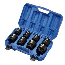 Draper Hi-Torq® Metric Impact Socket Set, 1" Sq. Dr. (8 Piece) | 425/8/Mm