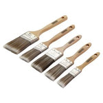 Wood Handle Paint Brush Set (5 Piece) | Pb-A/Wood-5Pc