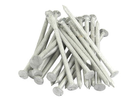 Sparex Galvanised Knurled Top Nail, Ø3.175mm x 75mm Length | S.20655 - Product Image 1