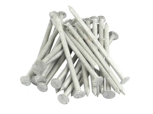 Sparex Galvanised Knurled Top Nail, Ø3.175mm x 75mm Length | S.20655 - Product Image 1