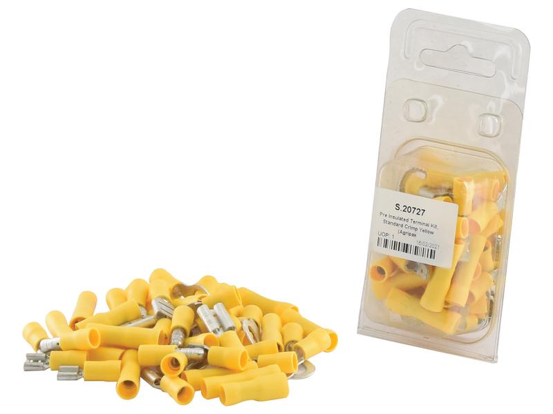 Sparex Agripak Pre-Insulated Terminal Kit Yellow Standard Grip | S.20727
