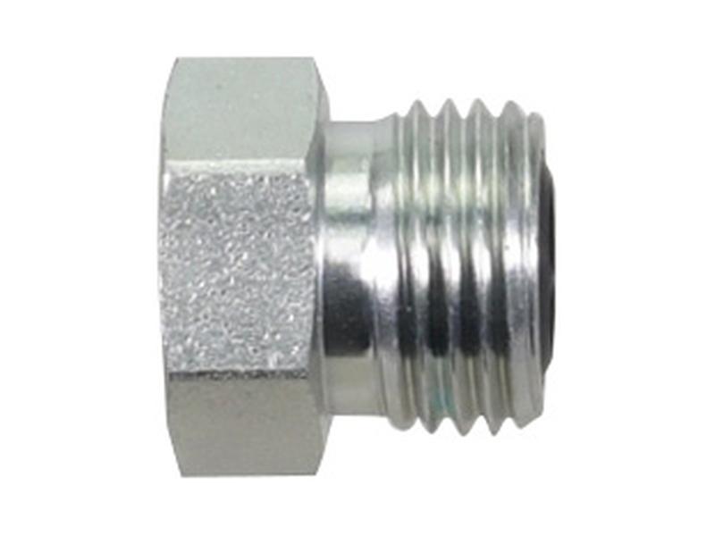 Hydraulic ORFS Blanking Plug 11/16in UNF Steel Seal Cap - Sparex Part S.20864